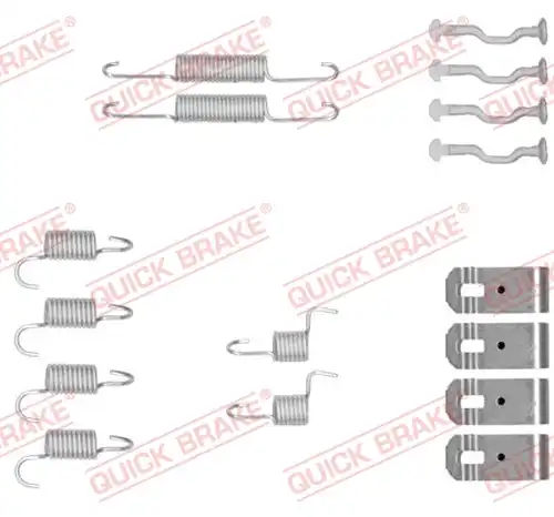 комплект принадлежности, челюсти за ръчна спирачка QUICK BRAKE 105-0876