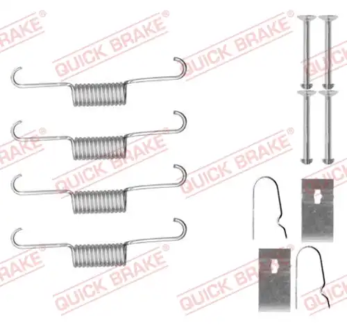 комплект принадлежности, челюсти за ръчна спирачка QUICK BRAKE 105-0884