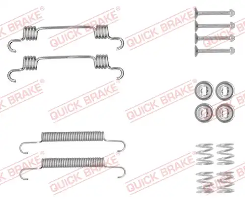 комплект принадлежности, челюсти за ръчна спирачка QUICK BRAKE 105-0887