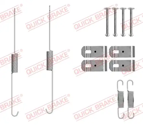 комплект принадлежности, спирани челюсти QUICK BRAKE 105-0888
