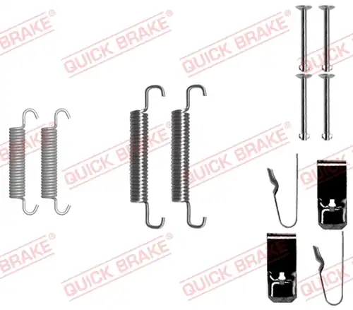 комплект принадлежности, челюсти за ръчна спирачка QUICK BRAKE 105-0890