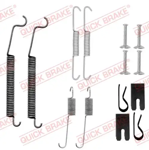 комплект принадлежности, спирани челюсти QUICK BRAKE 105-0891