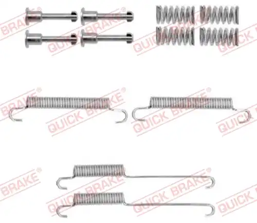 комплект принадлежности, челюсти за ръчна спирачка QUICK BRAKE 105-0892