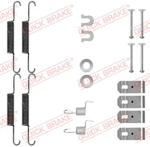 комплект принадлежности, челюсти за ръчна спирачка QUICK BRAKE 105-0895