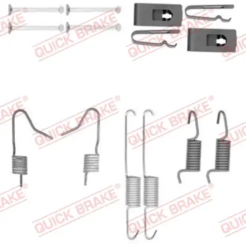 комплект принадлежности, челюсти за ръчна спирачка QUICK BRAKE 105-0898