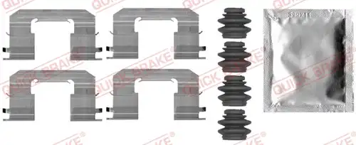 комплект принадлежности, дискови накладки QUICK BRAKE 109-0006