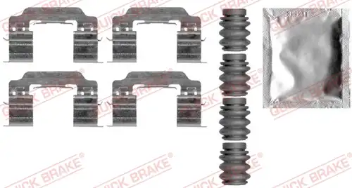 комплект принадлежности, дискови накладки QUICK BRAKE 109-0007