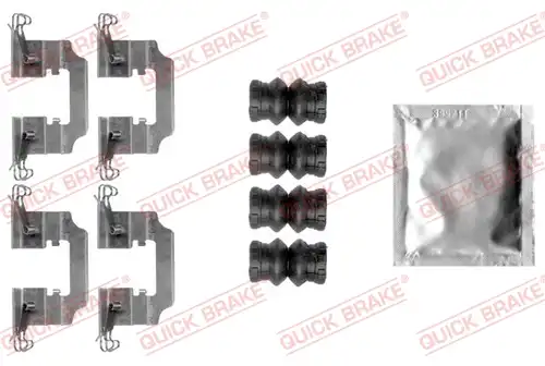 комплект принадлежности, дискови накладки QUICK BRAKE 109-0008