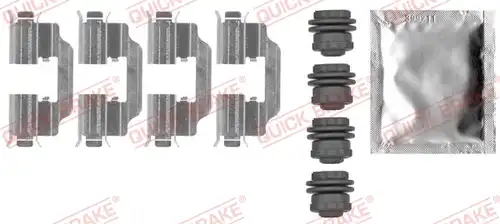 комплект принадлежности, дискови накладки QUICK BRAKE 109-0012