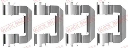 комплект принадлежности, дискови накладки QUICK BRAKE 109-0014