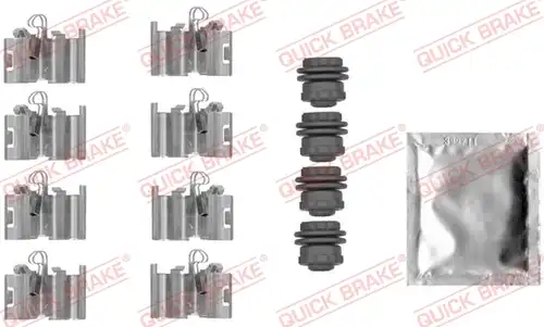 комплект принадлежности, дискови накладки QUICK BRAKE 109-0015