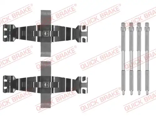 комплект принадлежности, дискови накладки QUICK BRAKE 109-0022