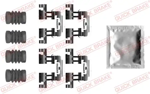 комплект принадлежности, дискови накладки QUICK BRAKE 109-0025