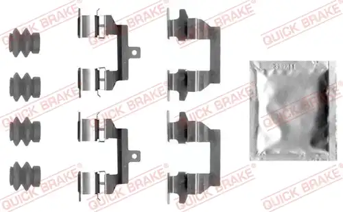 комплект принадлежности, дискови накладки QUICK BRAKE 109-0026