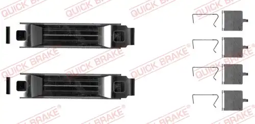 комплект принадлежности, дискови накладки QUICK BRAKE 109-0029