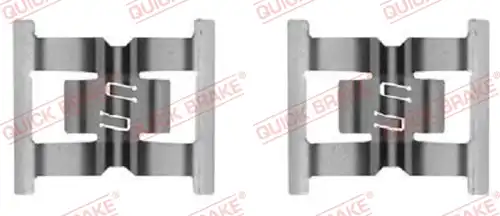 комплект принадлежности, дискови накладки QUICK BRAKE 109-0031