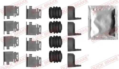 комплект принадлежности, дискови накладки QUICK BRAKE 109-0036