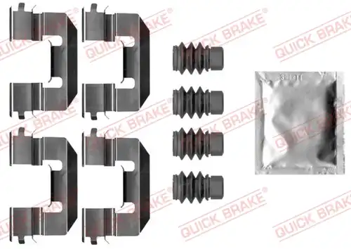 комплект принадлежности, дискови накладки QUICK BRAKE 109-0038