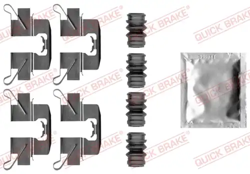 комплект принадлежности, дискови накладки QUICK BRAKE 109-0047