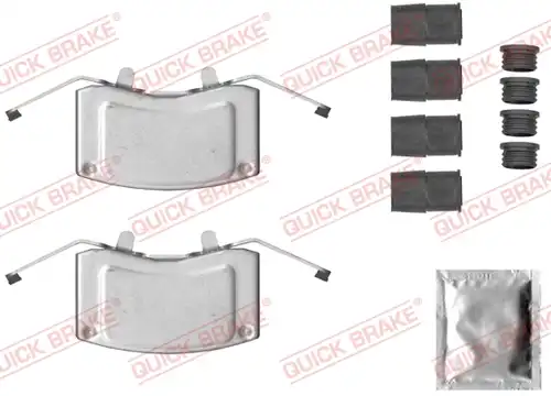 комплект принадлежности, дискови накладки QUICK BRAKE 109-0051