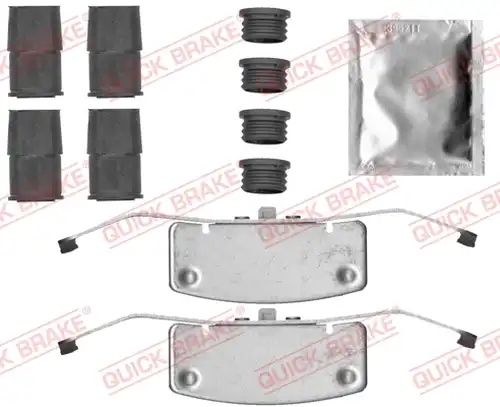 комплект принадлежности, дискови накладки QUICK BRAKE 109-0052