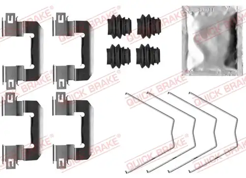 комплект принадлежности, дискови накладки QUICK BRAKE 109-0063