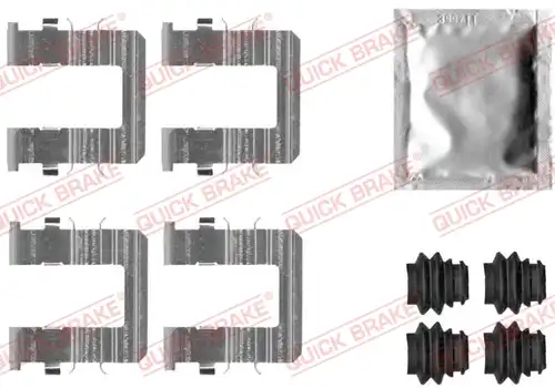 комплект принадлежности, дискови накладки QUICK BRAKE 109-0074