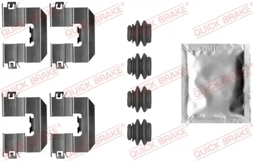 комплект принадлежности, дискови накладки QUICK BRAKE 109-0080