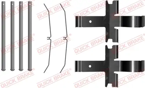 комплект принадлежности, дискови накладки QUICK BRAKE 109-0081