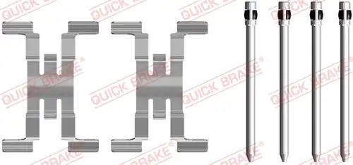 комплект принадлежности, дискови накладки QUICK BRAKE 109-0082