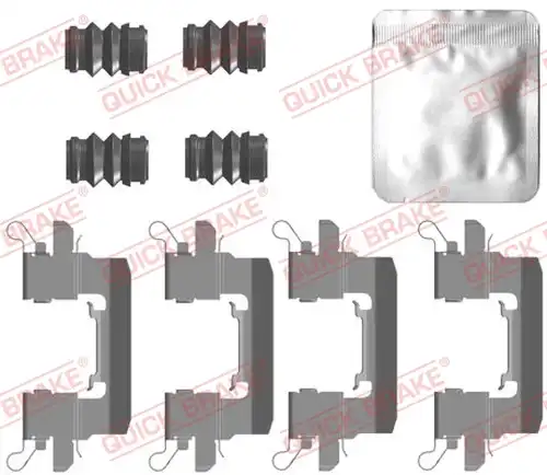 комплект принадлежности, дискови накладки QUICK BRAKE 109-0087