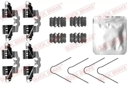 комплект принадлежности, дискови накладки QUICK BRAKE 109-0098