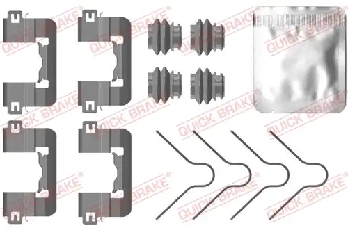 комплект принадлежности, дискови накладки QUICK BRAKE 109-0105