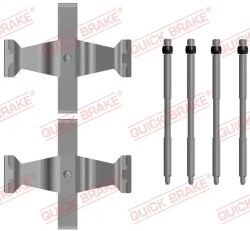 комплект принадлежности, дискови накладки QUICK BRAKE 109-0109