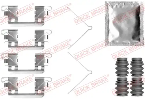 комплект принадлежности, дискови накладки QUICK BRAKE 109-0113