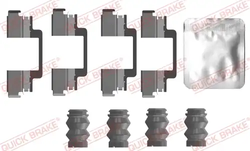 комплект принадлежности, дискови накладки QUICK BRAKE 109-0121