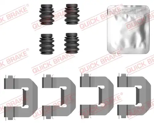 комплект принадлежности, дискови накладки QUICK BRAKE 109-0126