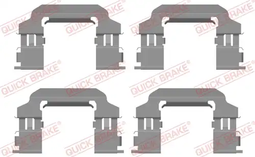 комплект принадлежности, дискови накладки QUICK BRAKE 109-0138