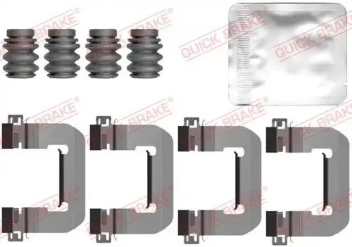 комплект принадлежности, дискови накладки QUICK BRAKE 109-0149