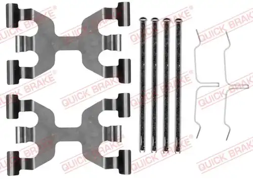 комплект принадлежности, дискови накладки QUICK BRAKE 109-0189