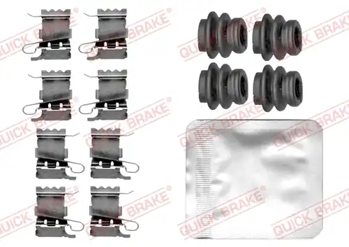 комплект принадлежности, дискови накладки QUICK BRAKE 109-0192