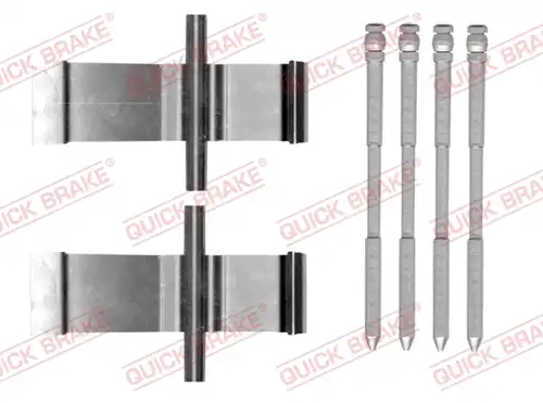 комплект принадлежности, дискови накладки QUICK BRAKE 109-0194