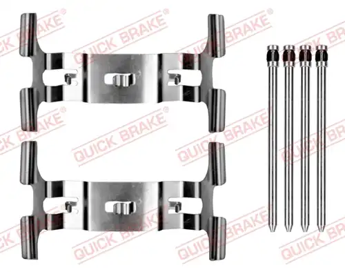 комплект принадлежности, дискови накладки QUICK BRAKE 109-0195