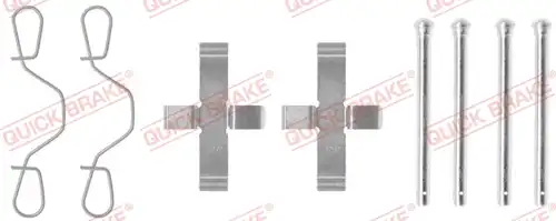комплект принадлежности, дискови накладки QUICK BRAKE 109-0923