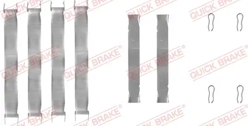 комплект принадлежности, дискови накладки QUICK BRAKE 109-0937