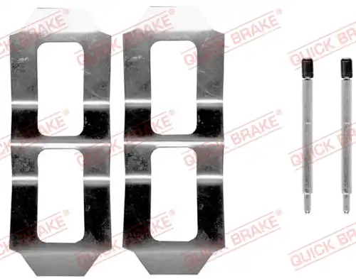 комплект принадлежности, дискови накладки QUICK BRAKE 109-0987