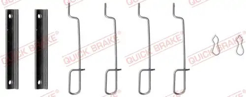 комплект принадлежности, дискови накладки QUICK BRAKE 109-0992