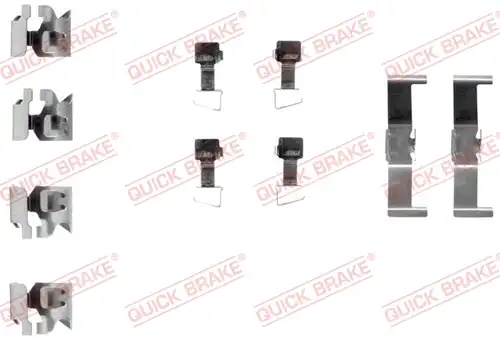 комплект принадлежности, дискови накладки QUICK BRAKE 109-1034