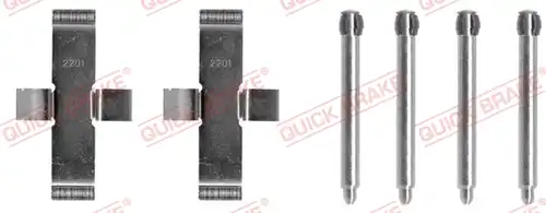 комплект принадлежности, дискови накладки QUICK BRAKE 109-1037