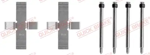 комплект принадлежности, дискови накладки QUICK BRAKE 109-1040